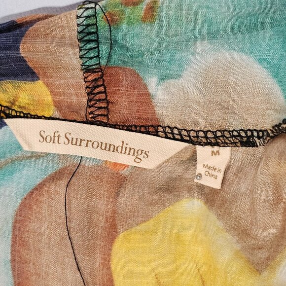 Soft Surrounding Patchwork Boho Vest Women Size M Multicolor - Picture 5 of 13